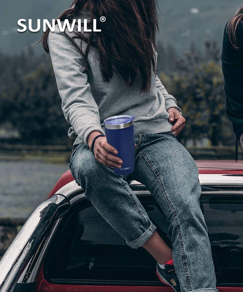 20 oz Insulated Stainless Steel Travel Tumbler with Lid E894
