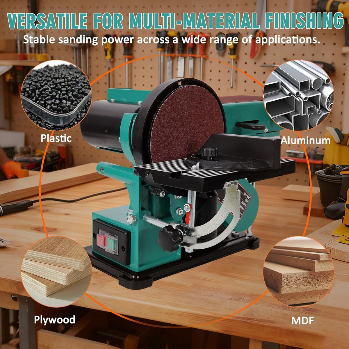 4 x 36 in. Adjustable Belt Sander R955735