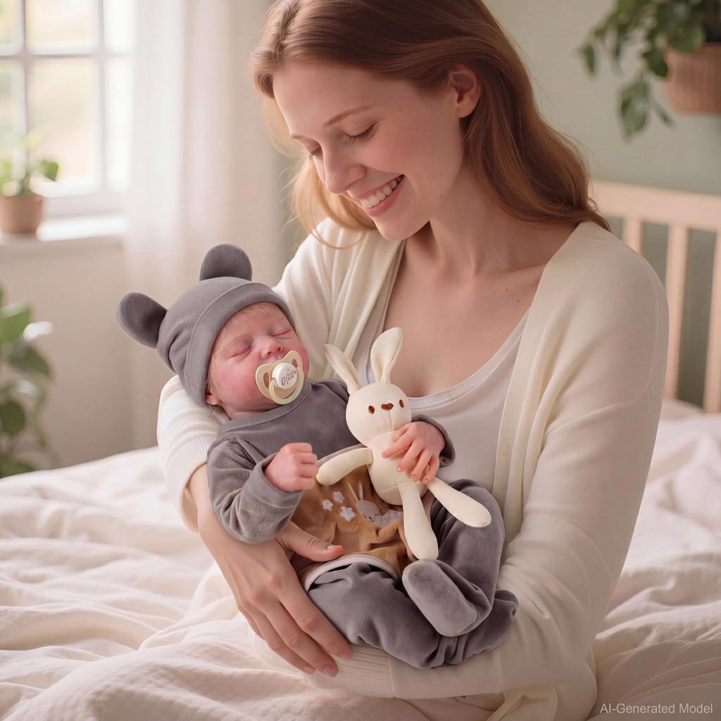 20 Inch Realistic Newborn Baby Doll with Poseable Body D4211