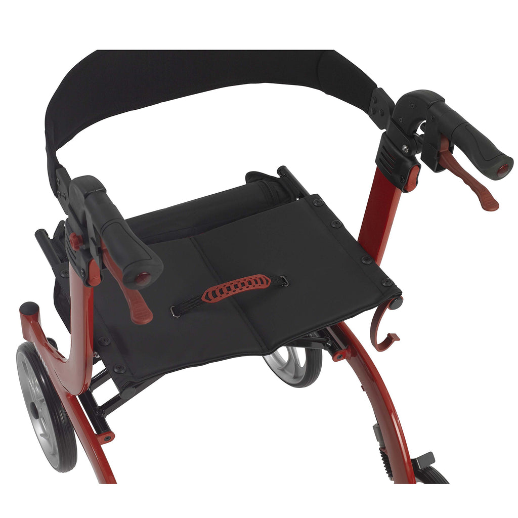 Red Rollator Rolling Walker G148254