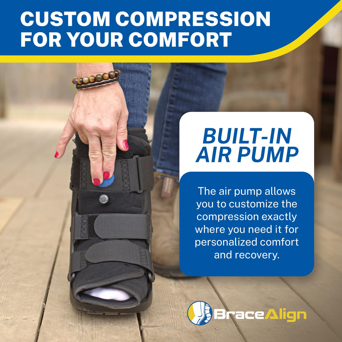 Short Air CAM Walker Boot X2494