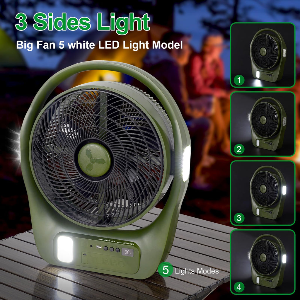 45000mAh Battery Operated Camping Fan Q3379