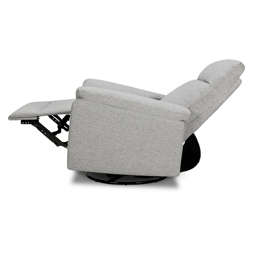 Frost Grey Recliner Glider with 360 Swivel W8821