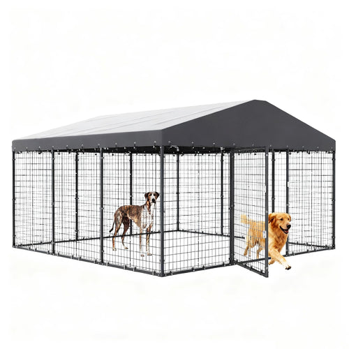 10 x 10 x 6 FT Outdoor Dog Kennel H2442