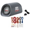 8" Amplified Vented Tube Box Subwoofer & Wiring Kit R732