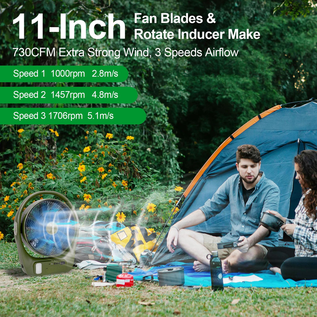 45000mAh Battery Operated Camping Fan Q3379