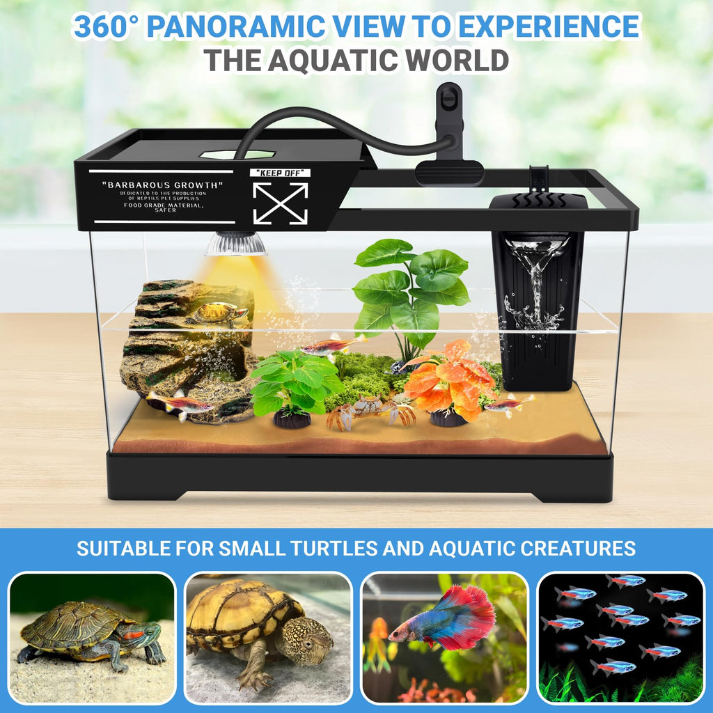 Turtle Tank Kit with Lamp & Filter I24833