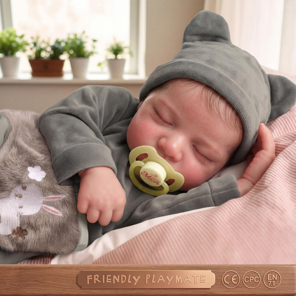 20 Inch Realistic Newborn Baby Doll with Poseable Body D4211