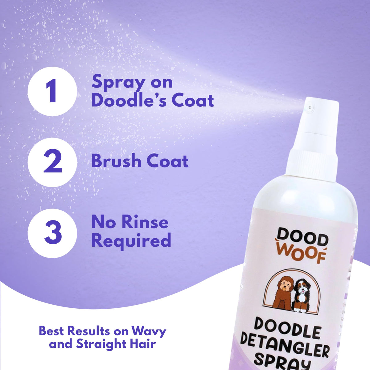 Dog Detangler Spray Leave-in Conditioner 8 oz J801058