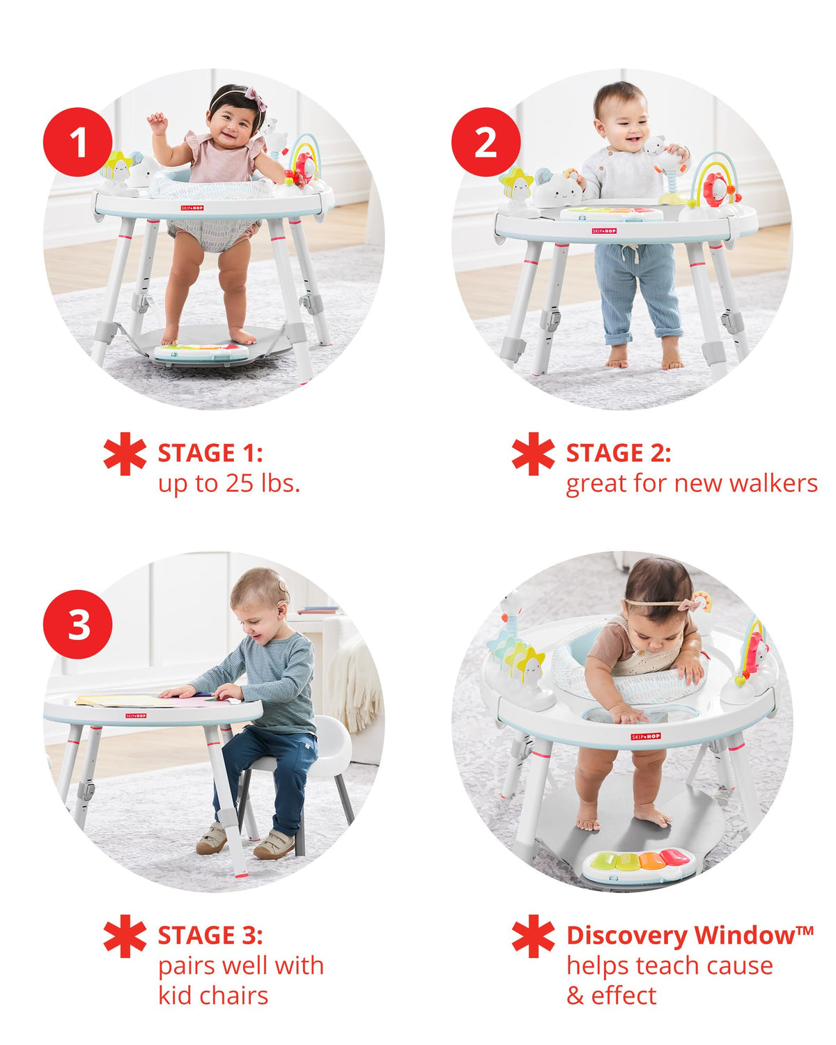 3-in-1 Activity Center & Toddler Chairs Set O88913