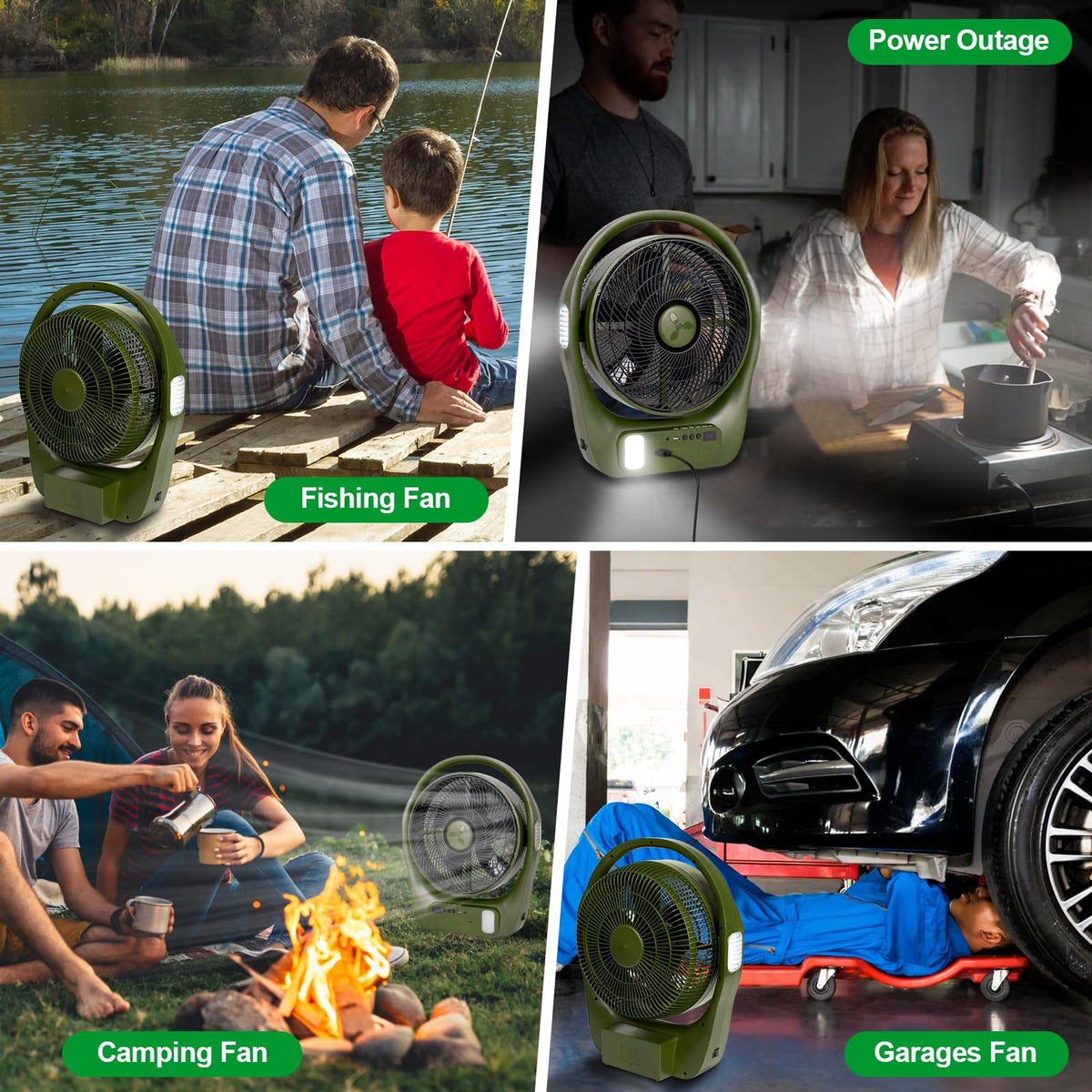 45000mAh Battery Operated Camping Fan Q3379