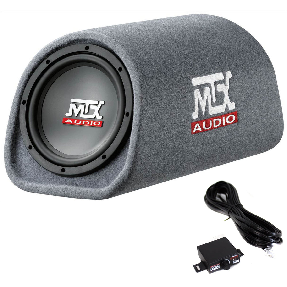 8" Amplified Vented Tube Box Subwoofer & Wiring Kit R732