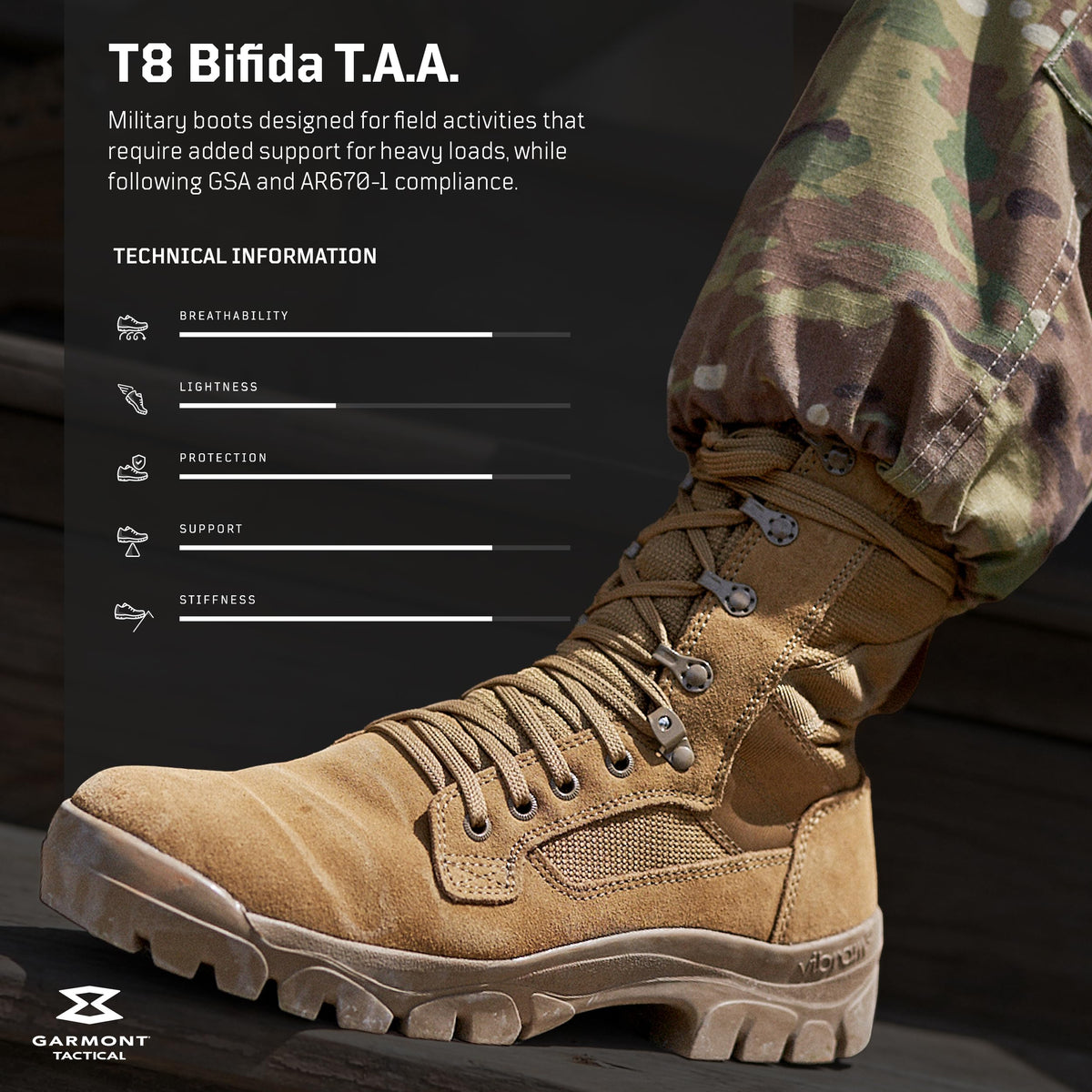 Multi-Terrain Suede Leather Boots T4133