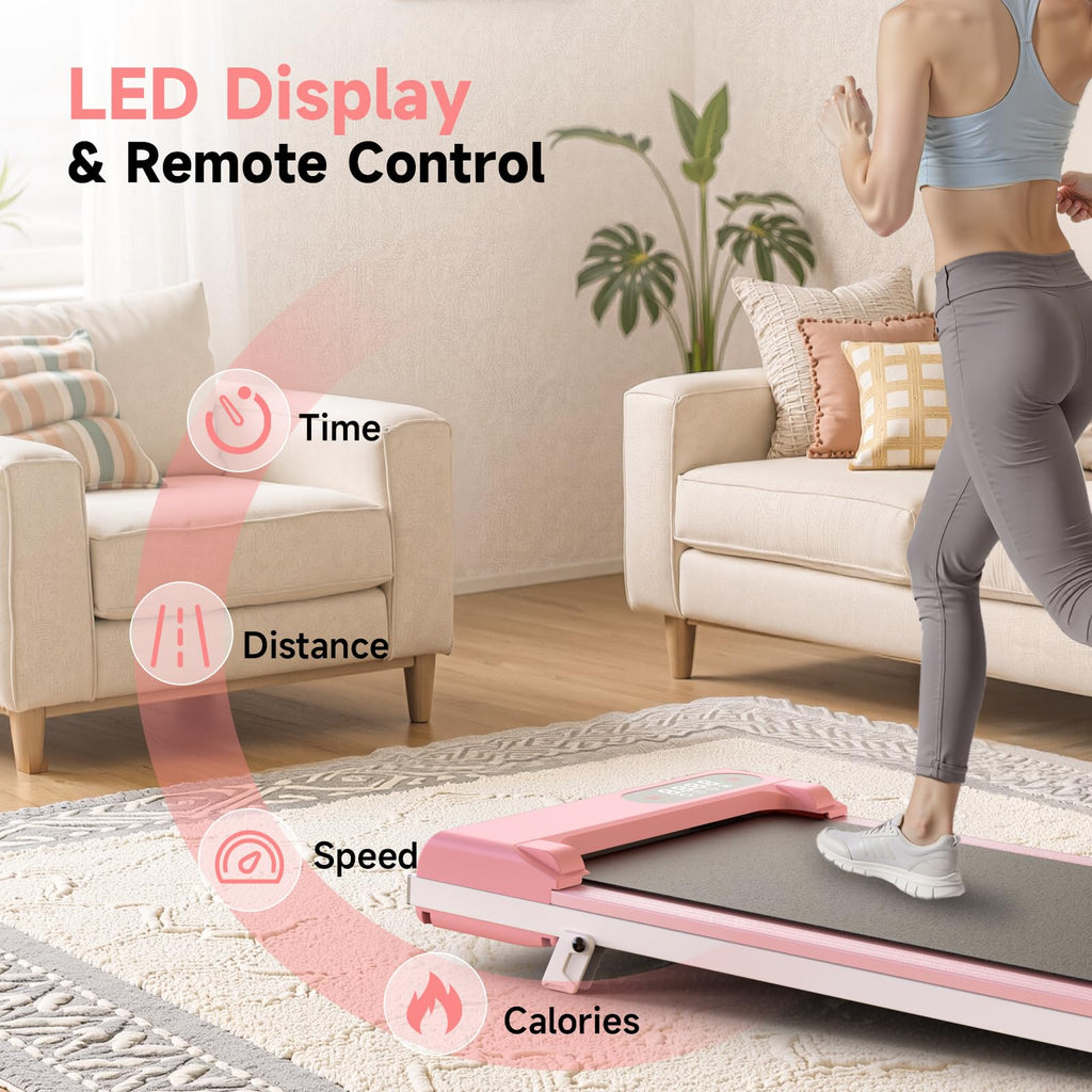 Incline Walking Pad with 8% Incline & 2.5HP J393