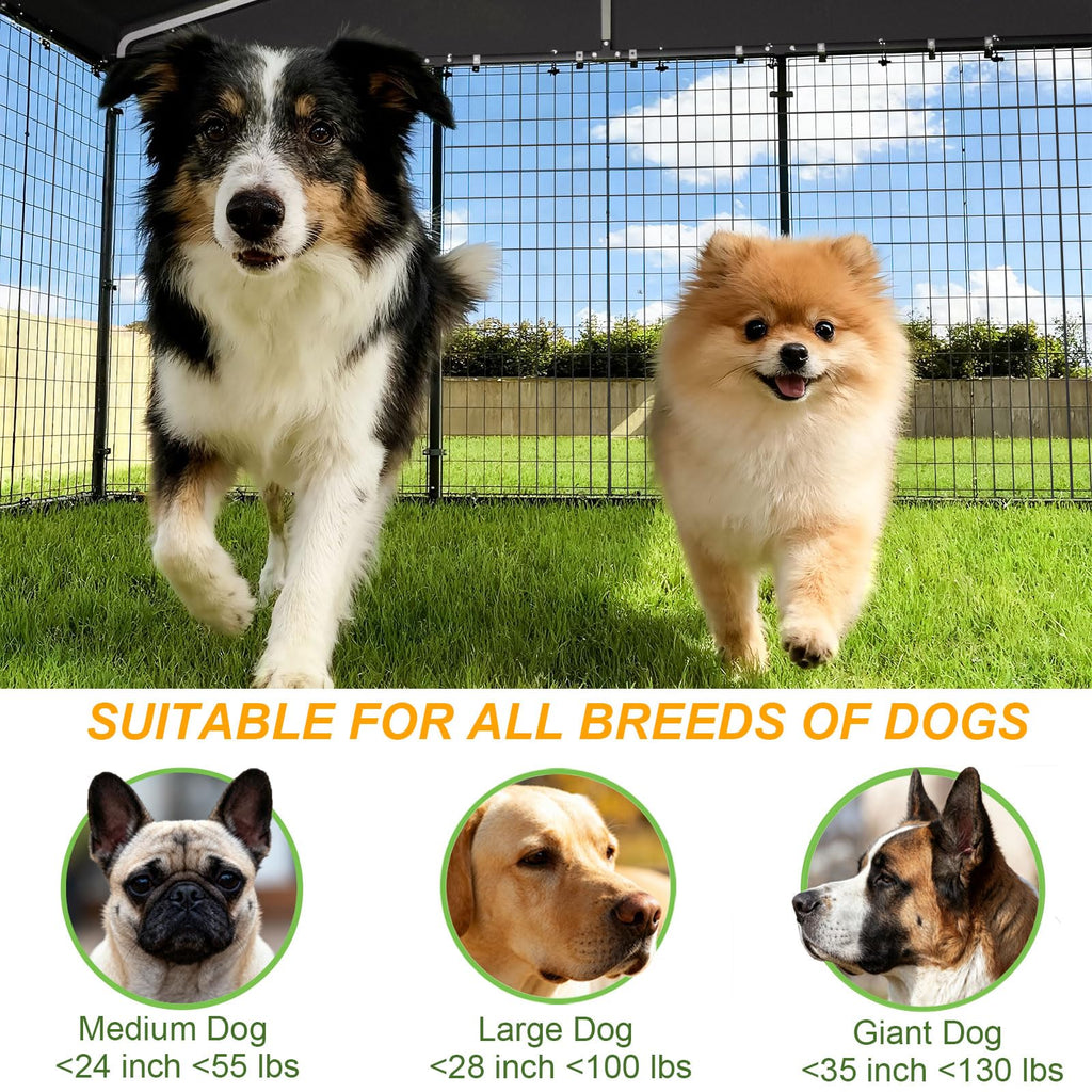 10 x 10 x 6 FT Outdoor Dog Kennel H2442
