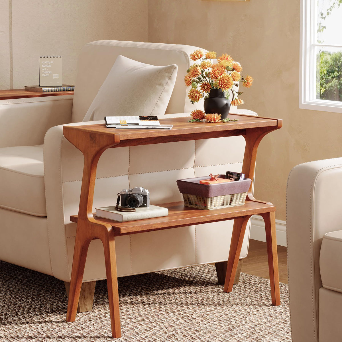 Solid Wood End Table B63563