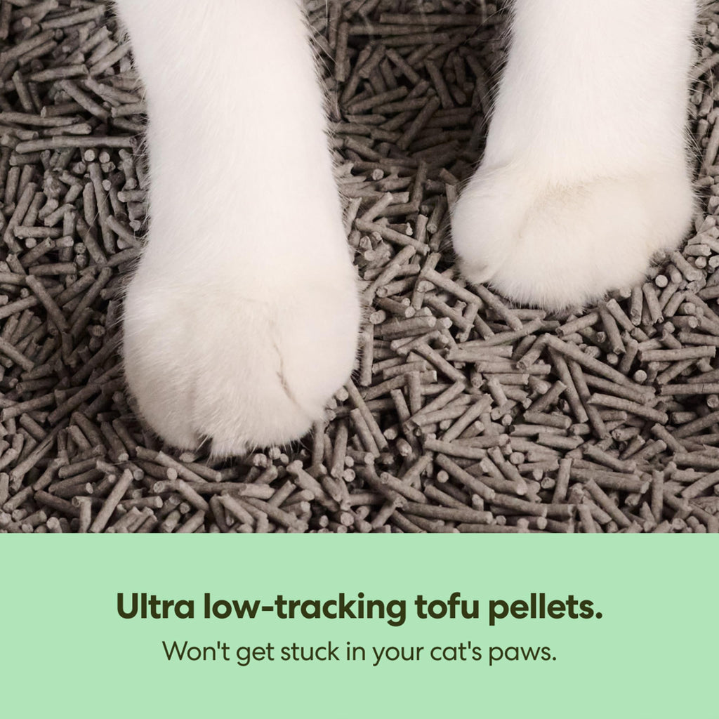 Tofu Cat Litter Clumping Flushable Unscented 9.25lbs 2Bags L28139