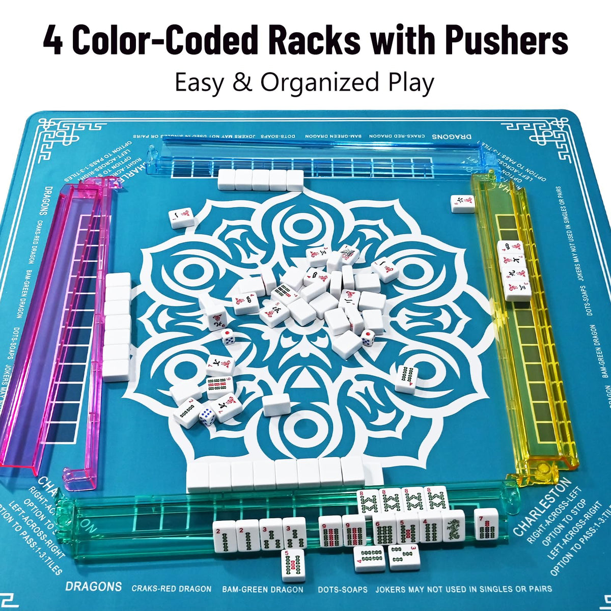 American Mahjong Tile Set 166 White Tiles X2609