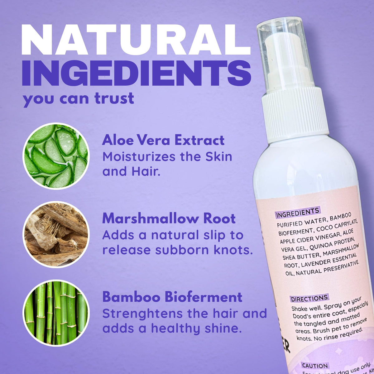 Dog Detangler Spray Leave-in Conditioner 8 oz J801058