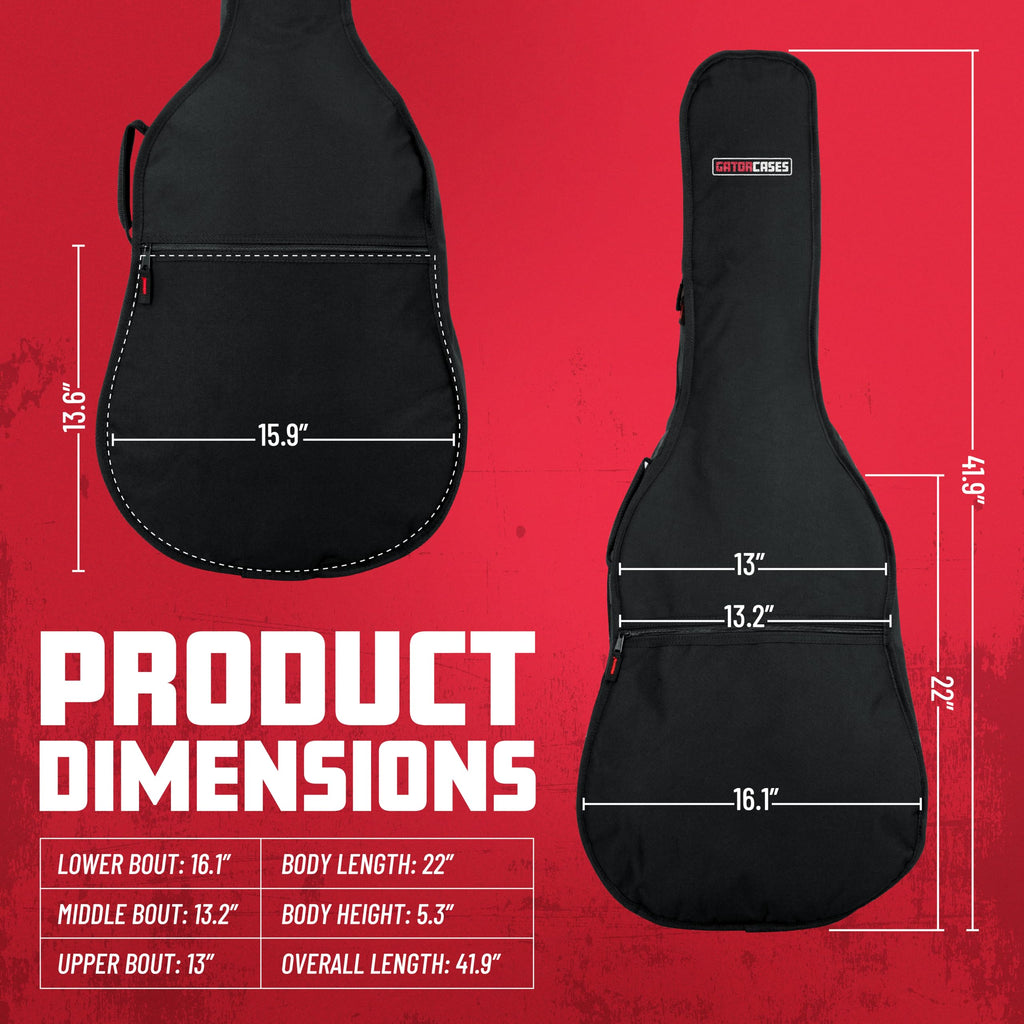Foam Padded Acoustic Guitar Gig Bag W871