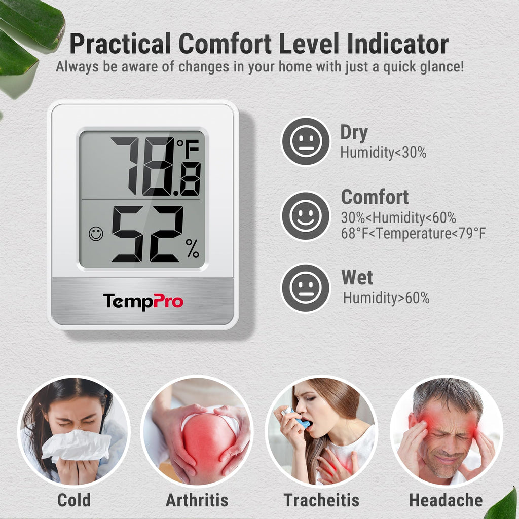 Digital Hygrometer Indoor Thermometer Q43223