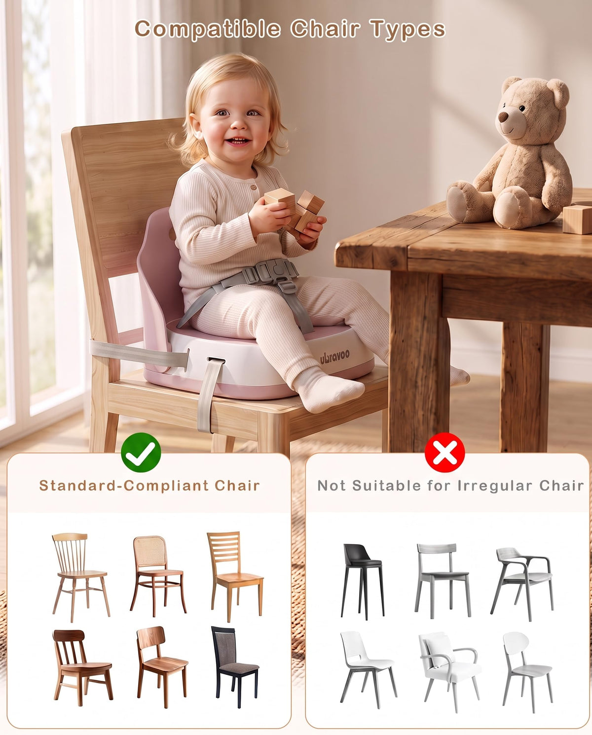 Pink Booster Seat E8514