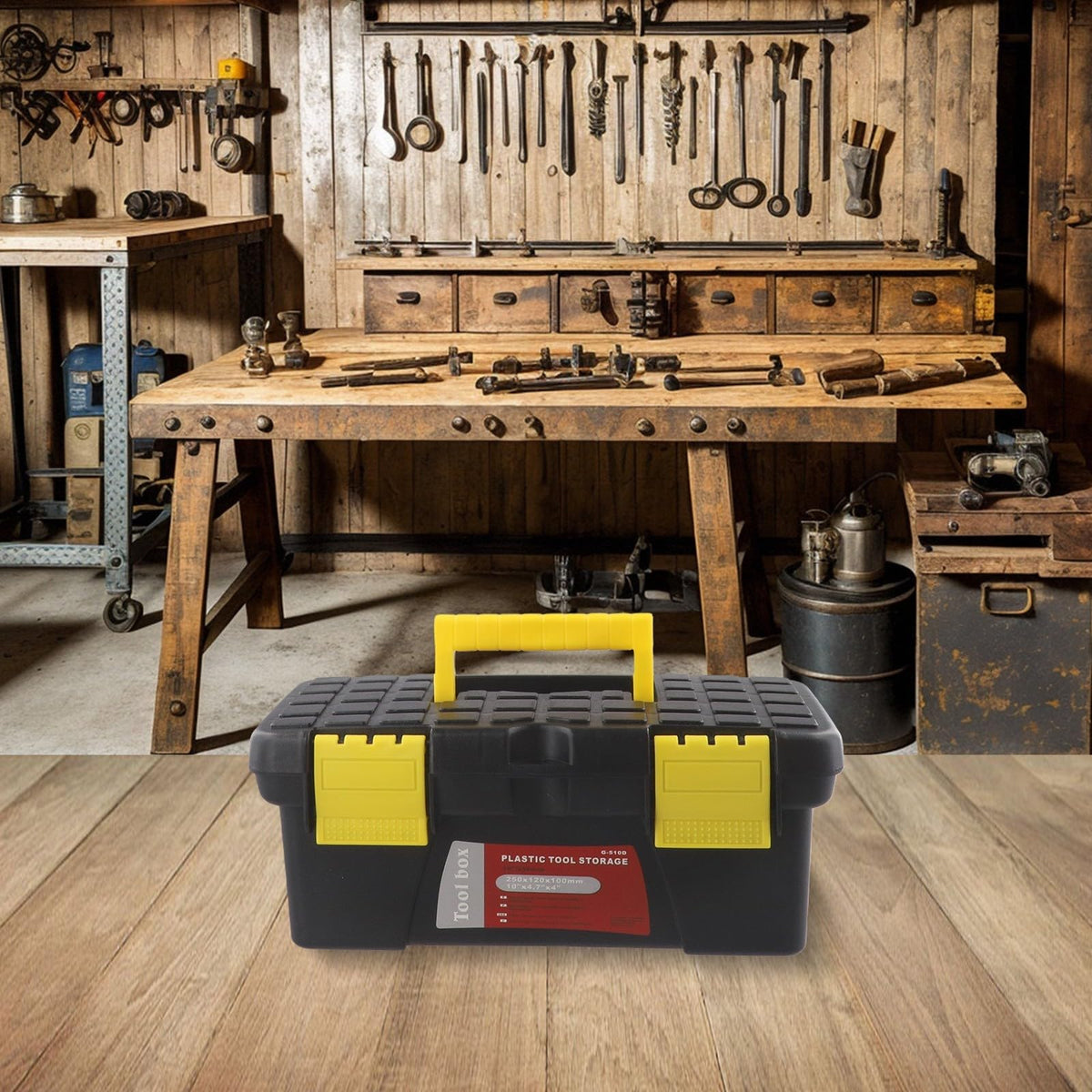 10 Inch Plastic Tool Box T8970