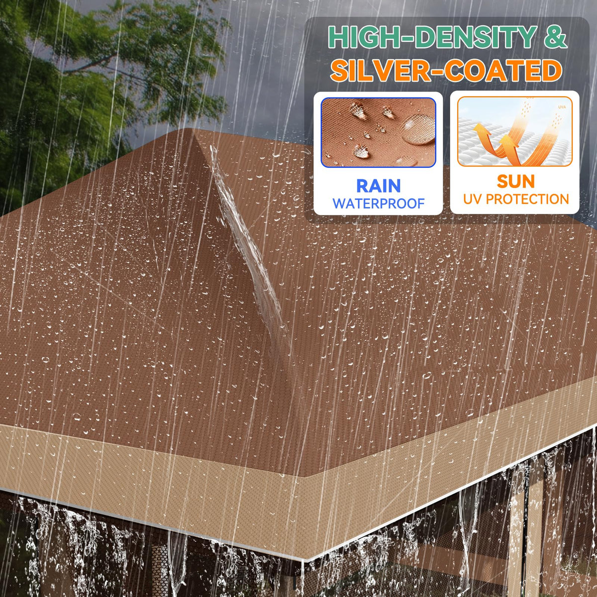 12x20 Pop Up Gazebo with Mosquito Netting B85014