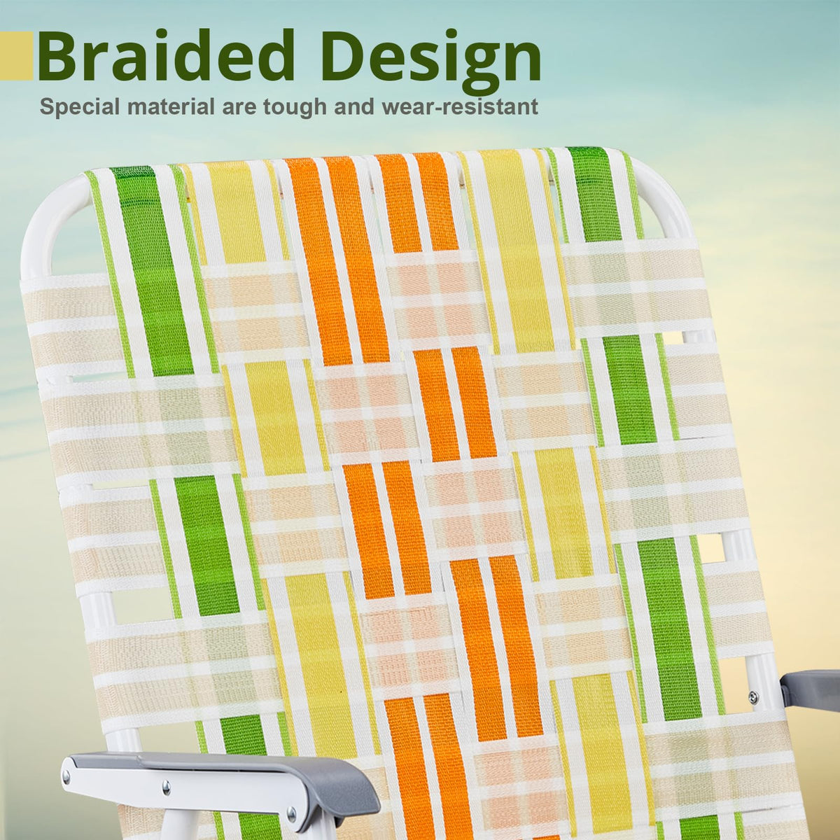 Oversized Webbed Folding Lawn Chairs 2 Pack E998206