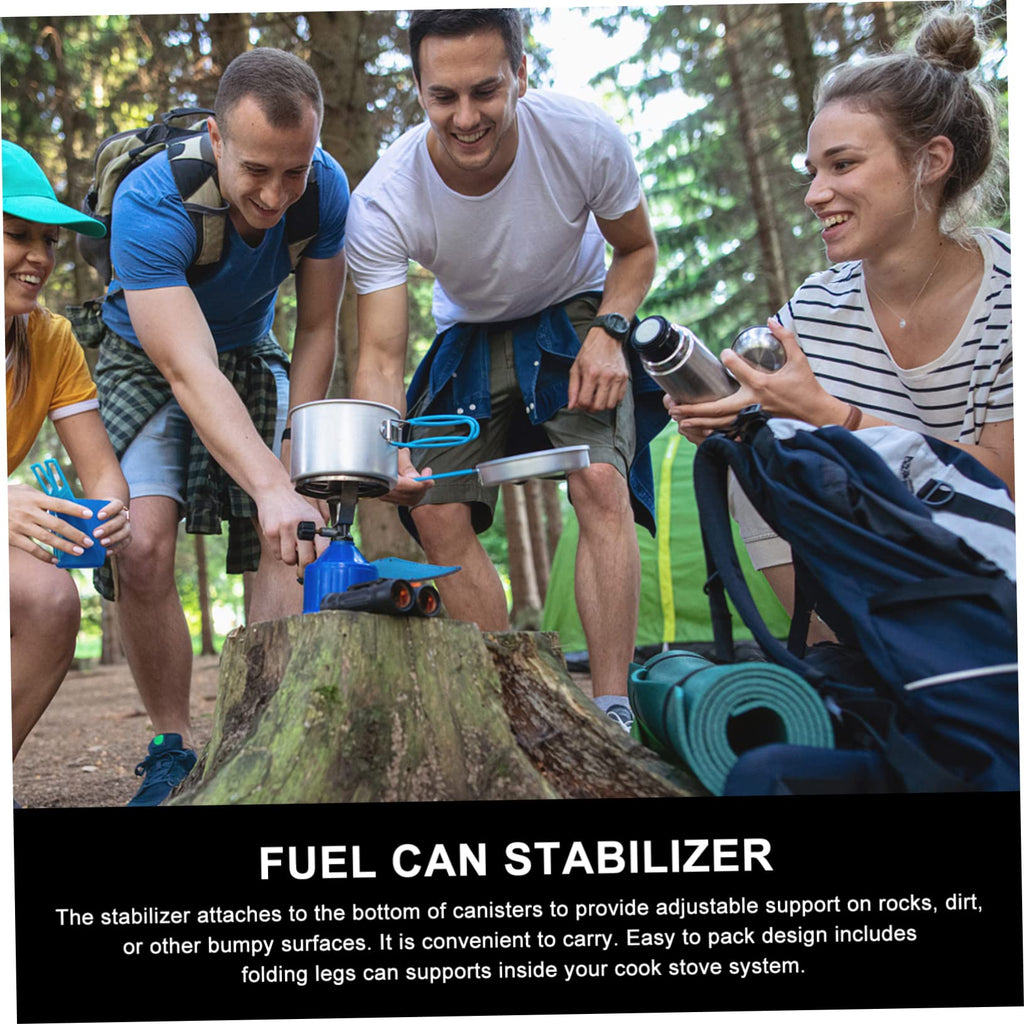 Folding Fuel Can Stabilizer Stand for Camping Stoves A498