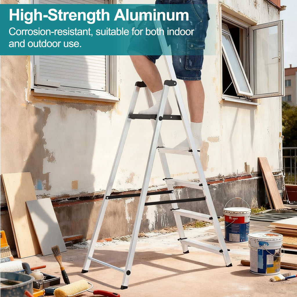5 Step Aluminum Folding Step Stool B3660