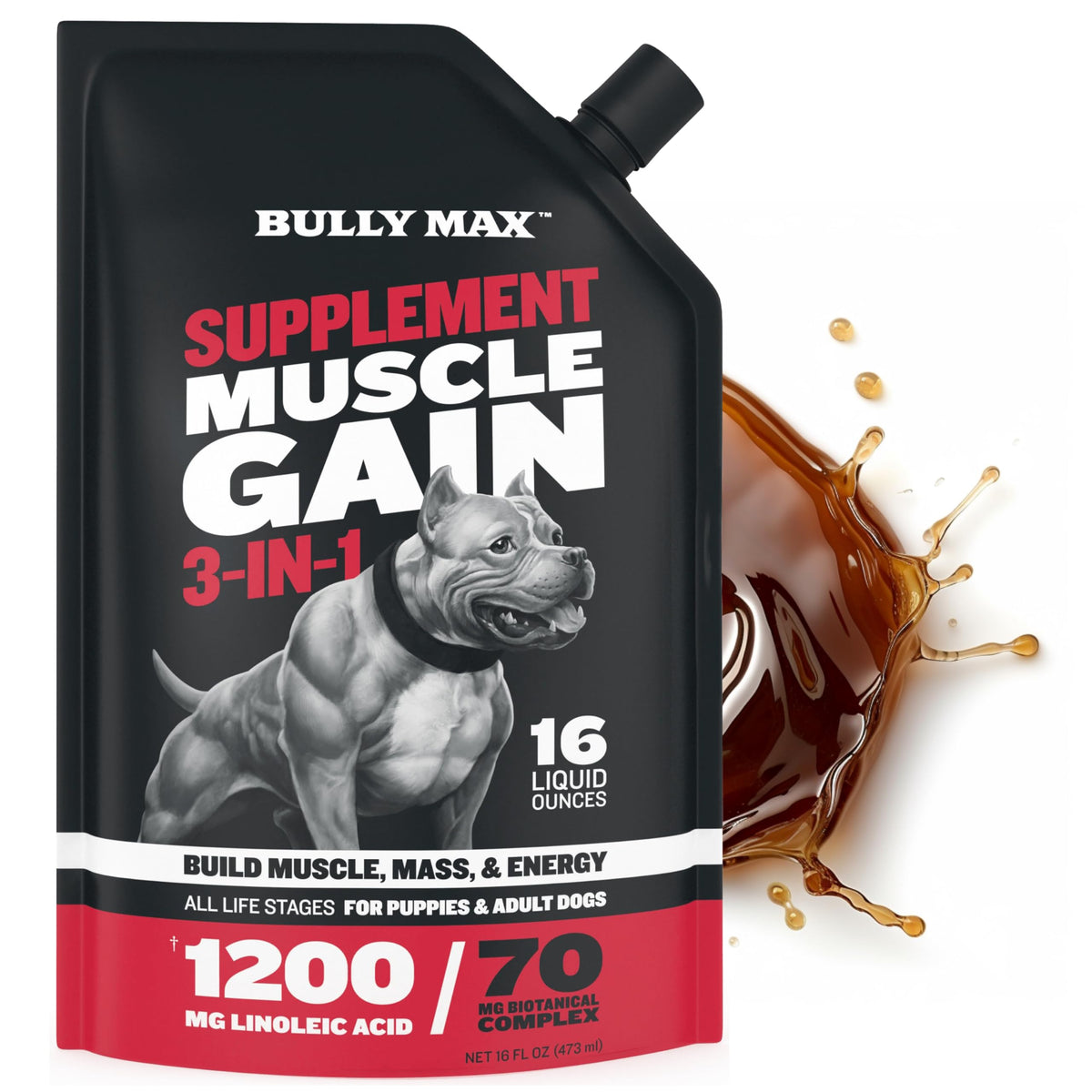 Dog Weight Gainer Chews & Muscle Builder Tablets & Liquid Muscle Builder Supplement H1981
