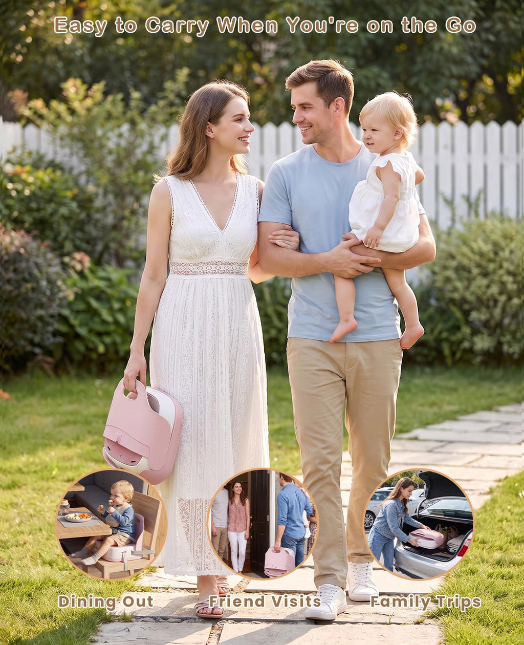 Pink Booster Seat E8514
