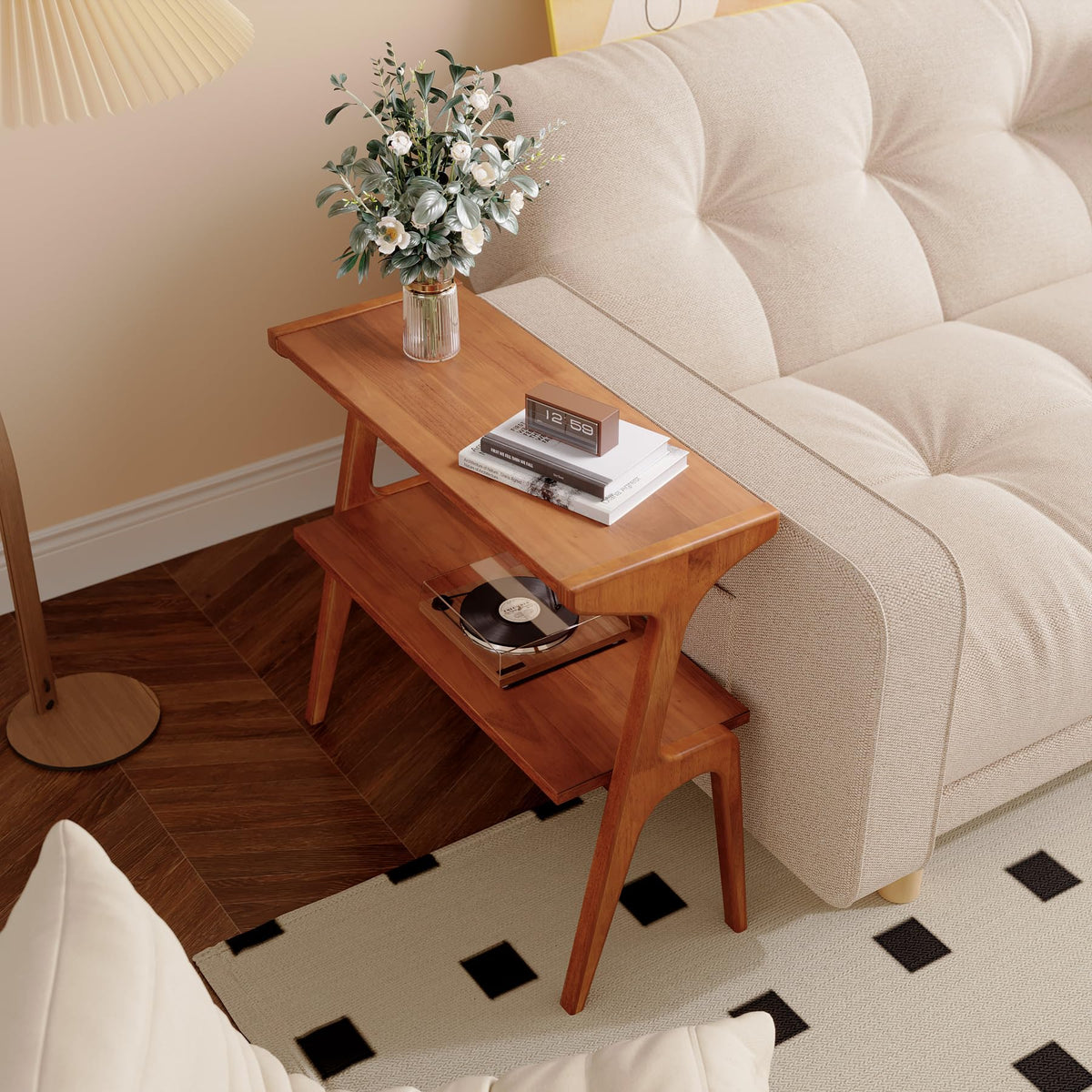 Solid Wood End Table B63563