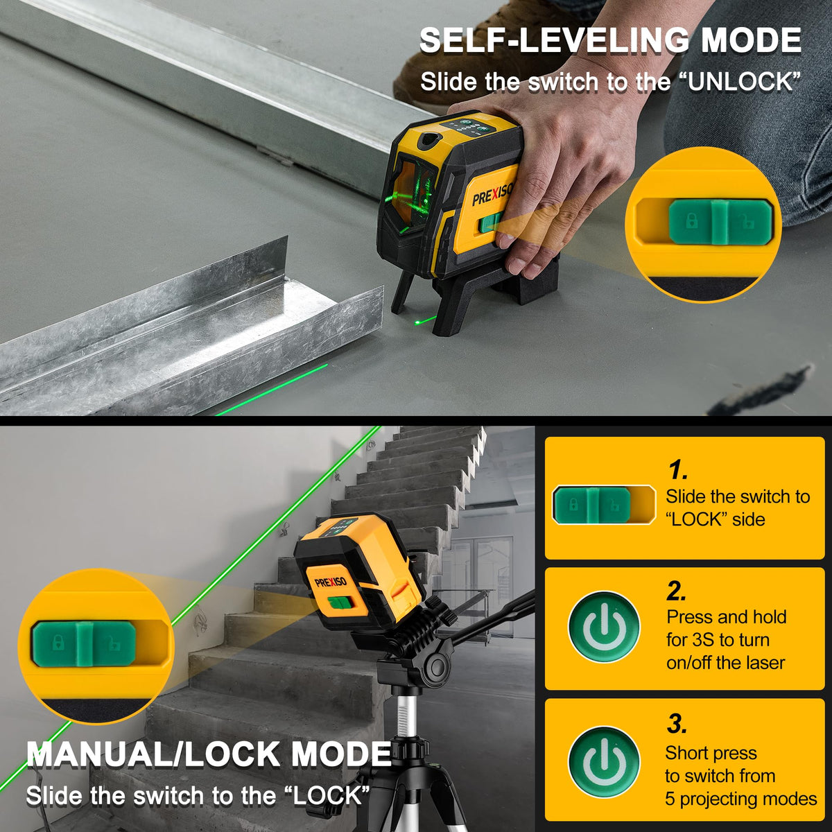 100Ft Self Leveling Laser Level with Tripod R566029