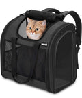 Dark Grey Cat Backpack with Breathable Mesh V27228