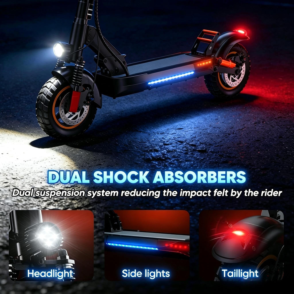 800W 45 Mile Range 25 Mph Foldable Electric Scooter with Seat F927691