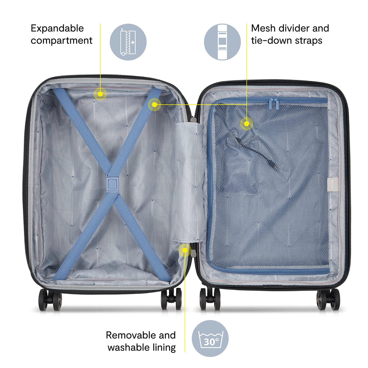 20 Inch Hardside Carry-On Luggage Z418968