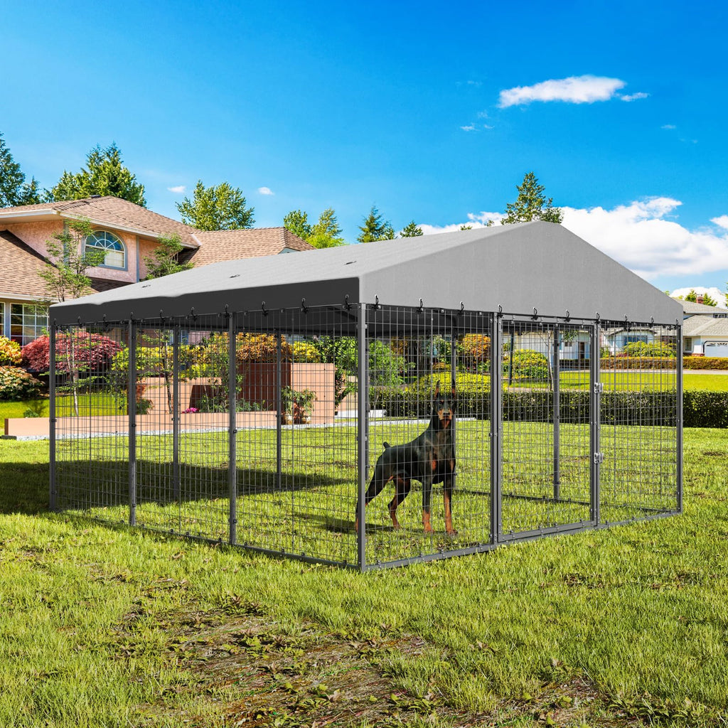 10 x 10 x 6 FT Outdoor Dog Kennel H2442