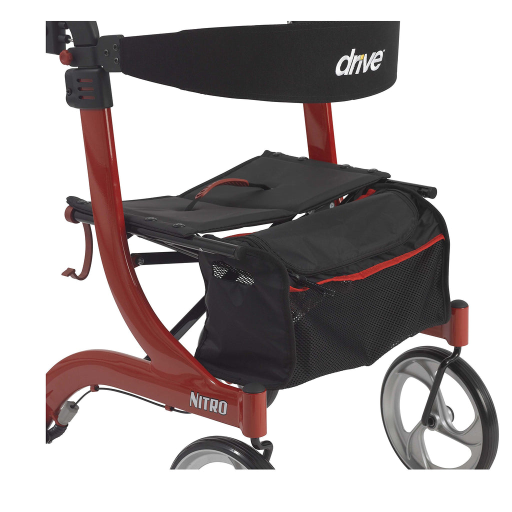 Red Rollator Rolling Walker G148254