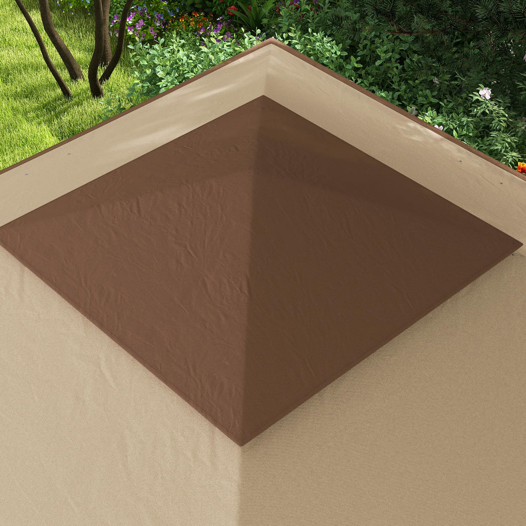 11' x 11' Pop Up Canopy with Removable Zipper Netting F1274